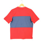Nike Air T-Shirt Mens Medium Red Blue Polyester Mesh Athletic Colorblock Logo - take2supply