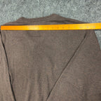 F/X Fusion V-Neck Sweater Mens M Brown Heather Cotton Blend NWT - take2supply
