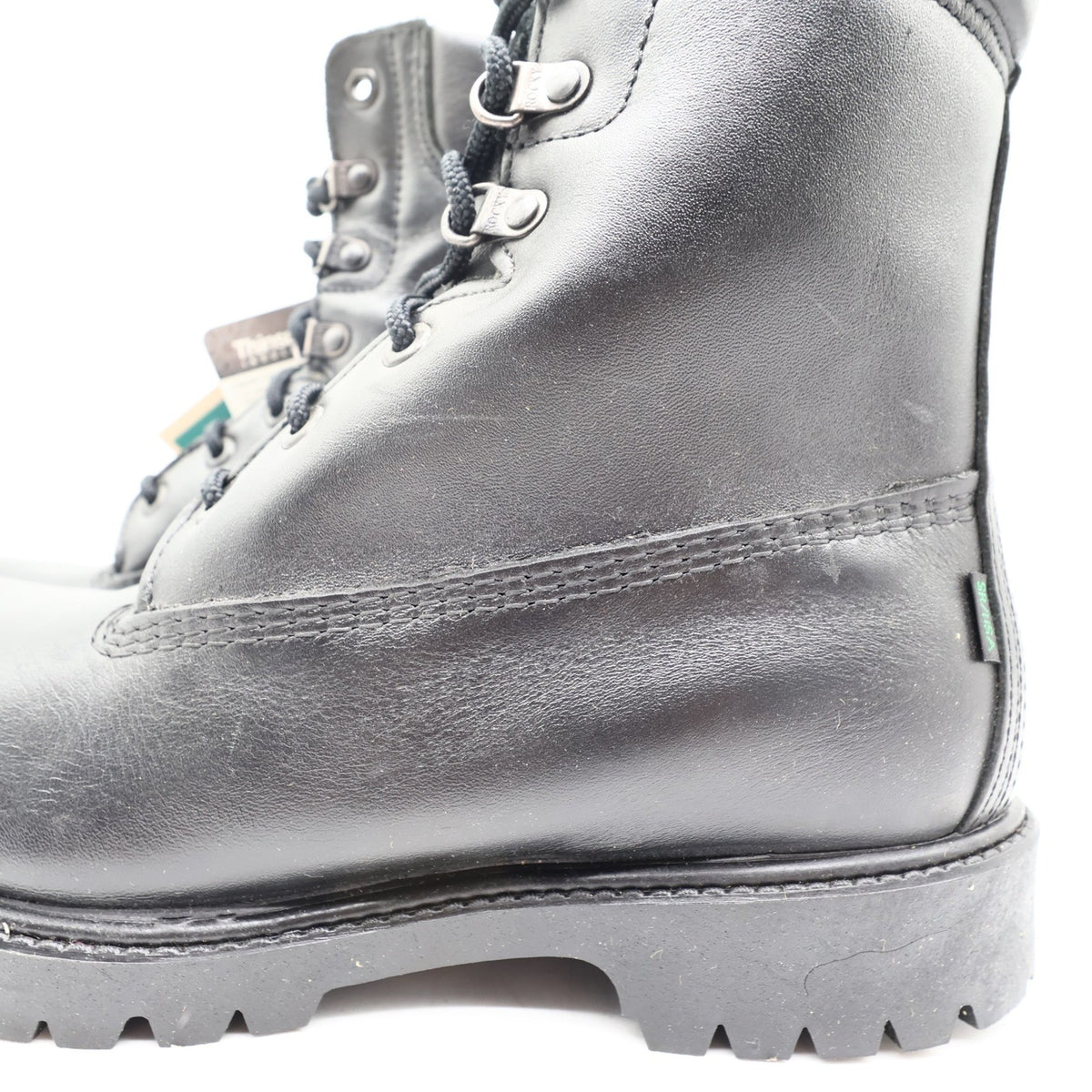 Rocky 1950 8" Collar Boot Mens 9.5 Black Leather Waterproof Insulated NIB - take2supply