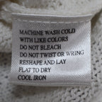 Carolyn Taylor Essentials Women Large White V-Neck Scallop Trim Knit Sweater NWT - take2supply