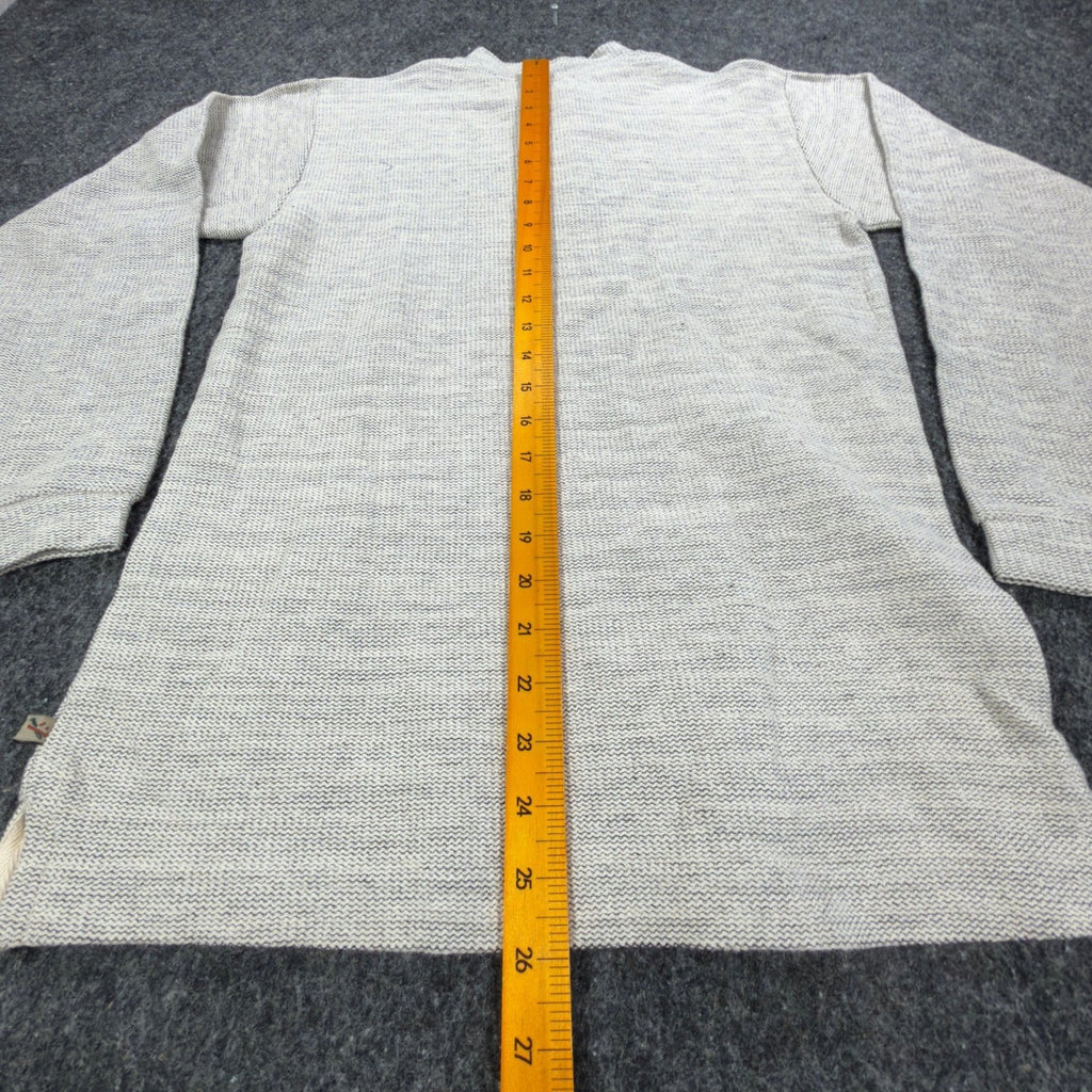 Ferruche Henley Shirt Mens M Grey Cotton Deadstock New RN 64866 - take2supply