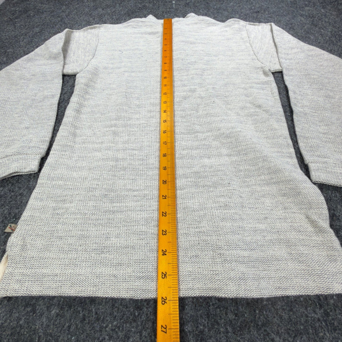 Ferruche Henley Shirt Mens M Grey Cotton Deadstock New RN 64866 - take2supply