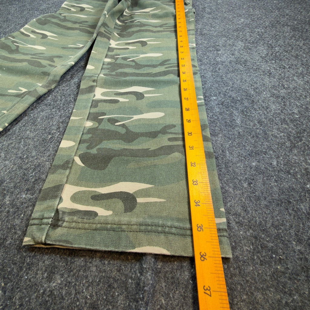 John Deere Carpenter Pants Boys 12 Y2K Camo Cotton Canvas Deadstock FA213CJD - take2supply