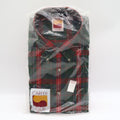 Career Club Plaid Button Down Shirt Mens XL Vintage Green Red Poly Cotton - take2supply