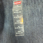 Levi's 505 Regular Straight Jeans Boys 14 Slim 25x27 Dark Wash Indigo Denim NWT - take2supply