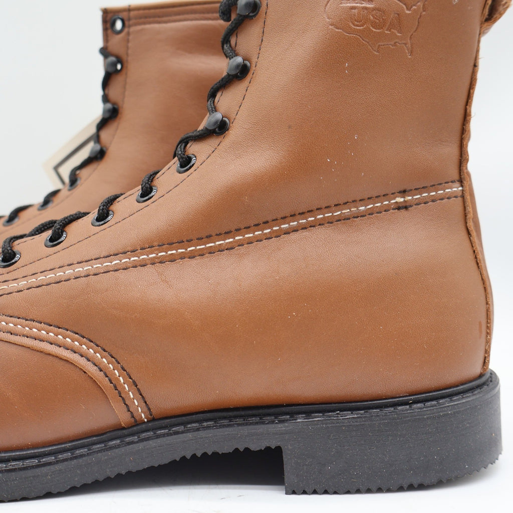 Walker Work Boots Mens 12 D Vintage Brown Leather Arctic Insulated USA Made 711 - take2supply