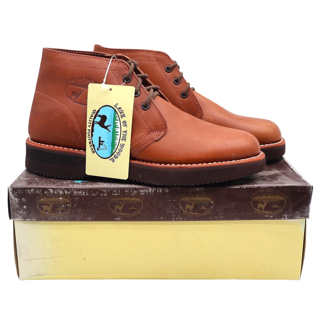 Lake of the Woods Chukka Boots Mens 8 EE Vintage Brown Leather 2429 New With Box - take2supply