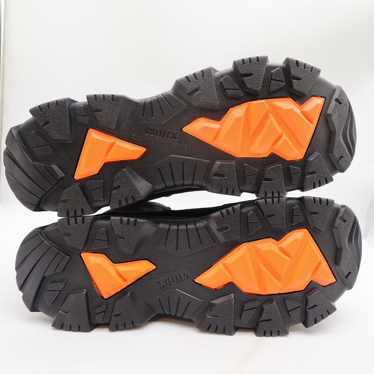 Worx by Red Wing Shoes 5401 Steel Toe Work Boots Mens 13 Black Orange Excellent - take2supply