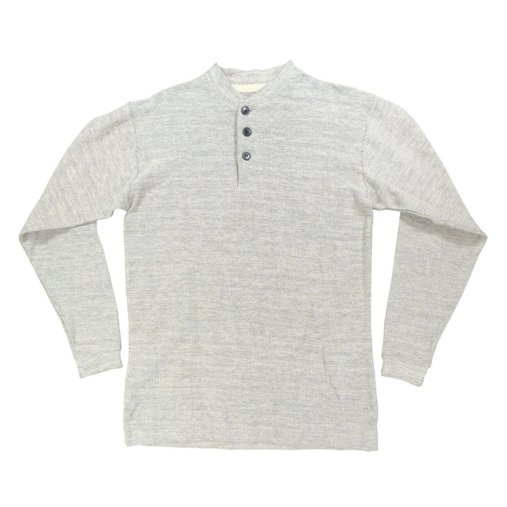 Ferruche Henley Shirt Mens M Grey Cotton Deadstock New RN 64866 - take2supply