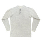 Ferruche Henley Shirt Mens M Grey Cotton Deadstock New RN 64866 - take2supply
