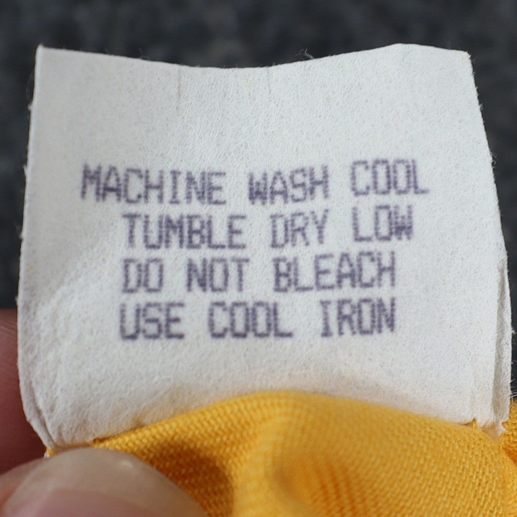 Hang Ten Vintage Shorts Womens 11/12 Yellow Cotton High Rise Made in USA NWT - take2supply
