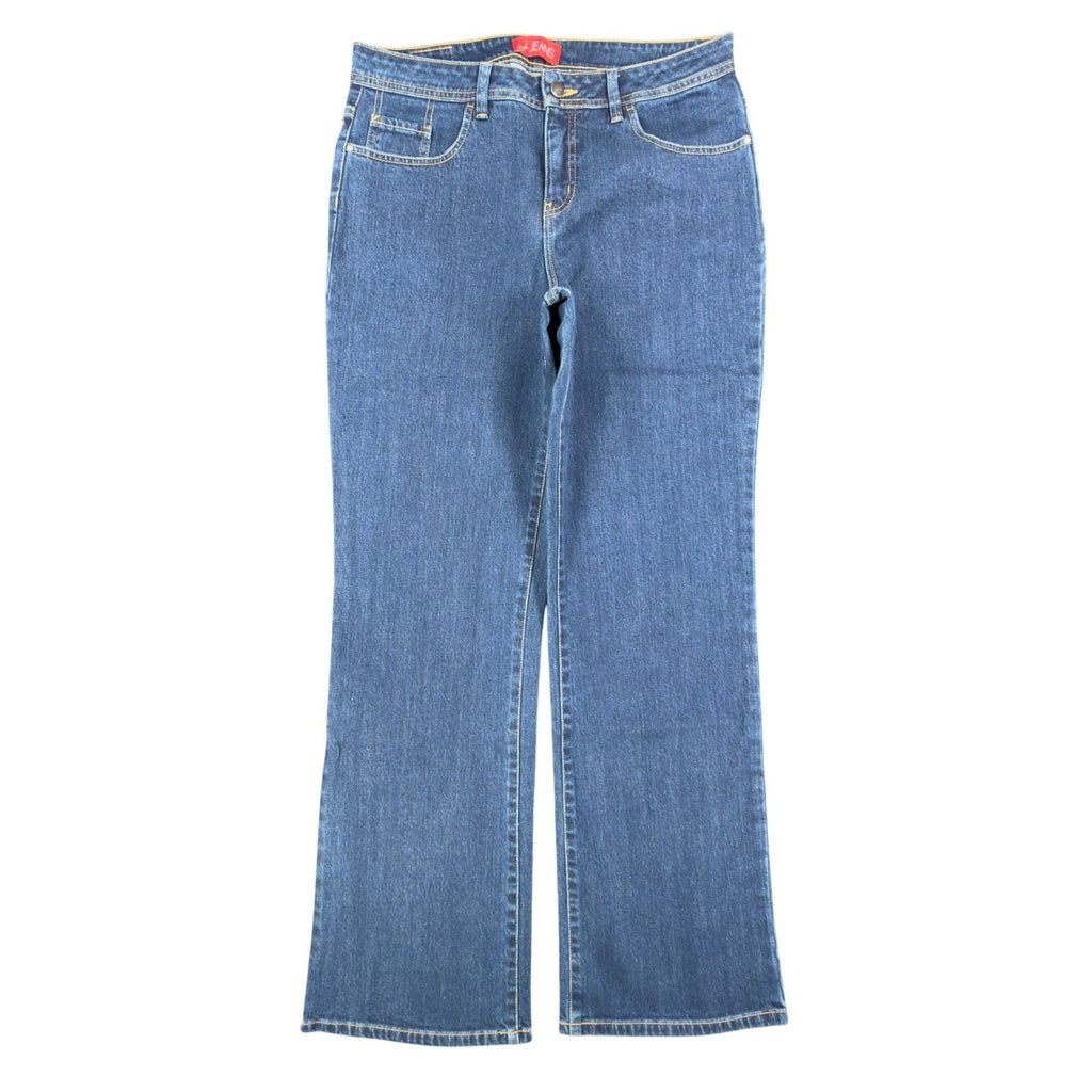 J Jeans Stretch Bootcut Jeans Womens 12 Indigo Blue Cotton Blend NWT - take2supply