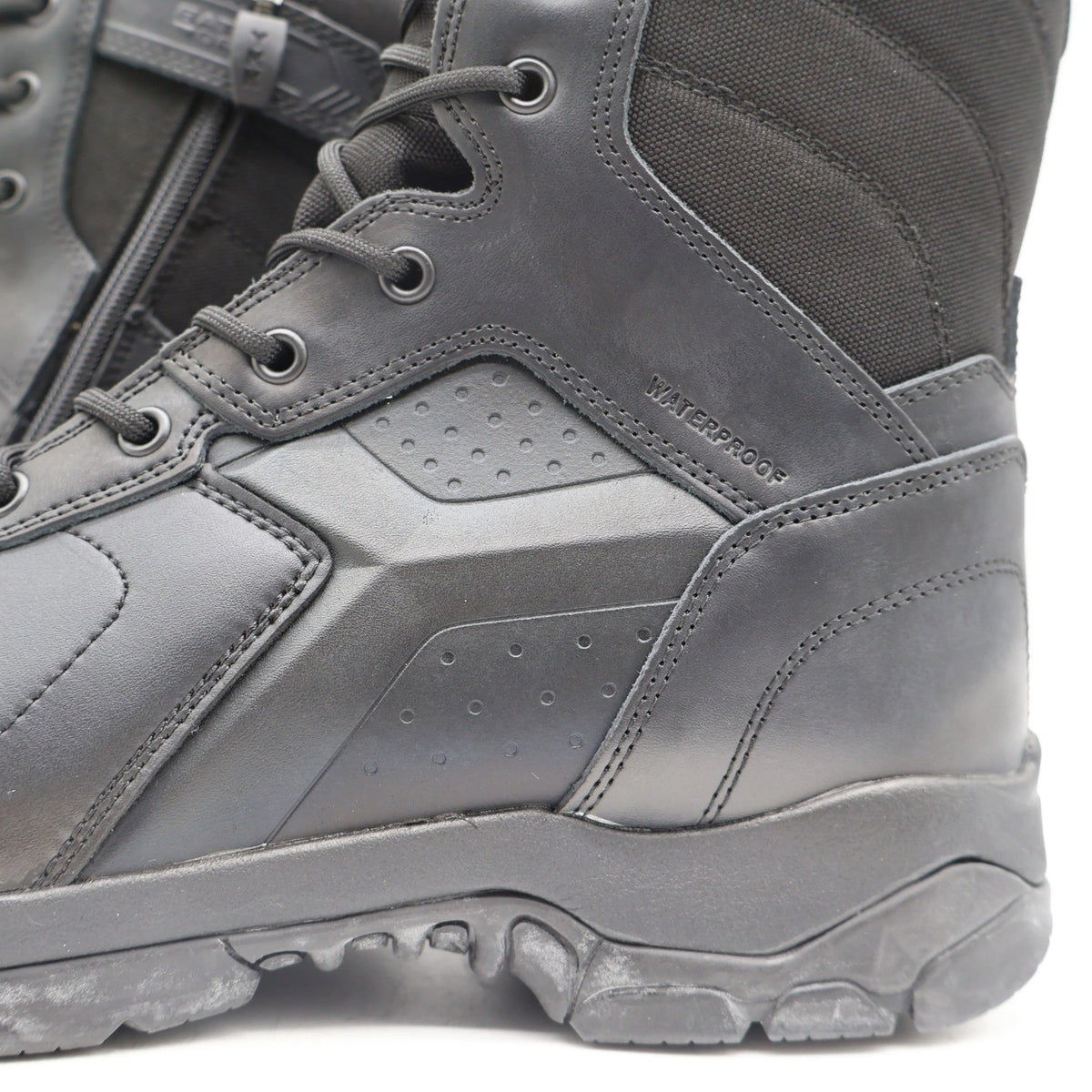 Battle Ops Tactical Boot Mens 11 8-Inch Side-Zip Waterproof Composite Toe Black - take2supply