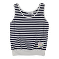 Palmetto's Striped Tank Top Womens Medium Vintage Deadstock Navy White A1992227 - take2supply