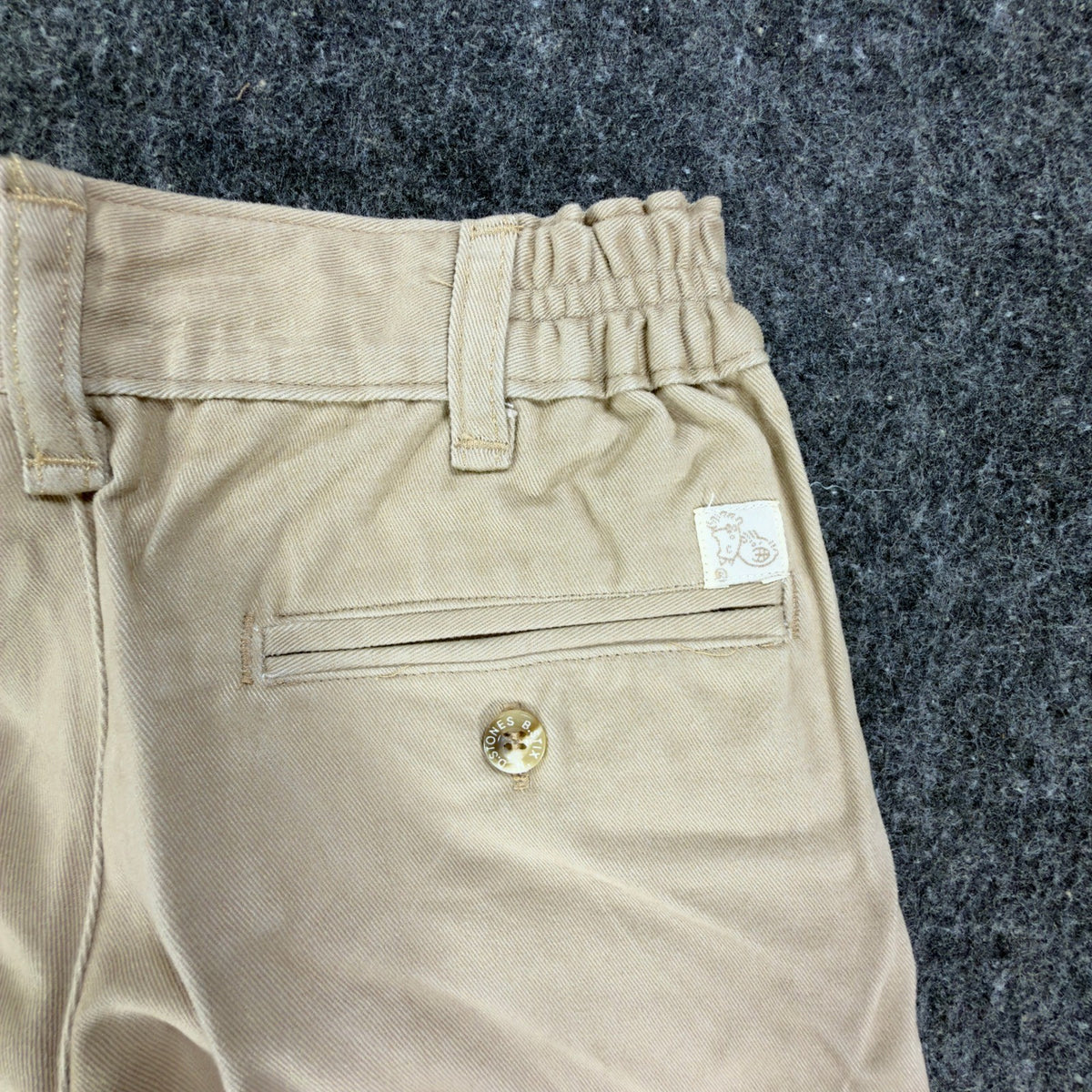 Bobby Stix Vintage 90s Chino Shorts Boys 3T Khaki Cotton NWT - take2supply