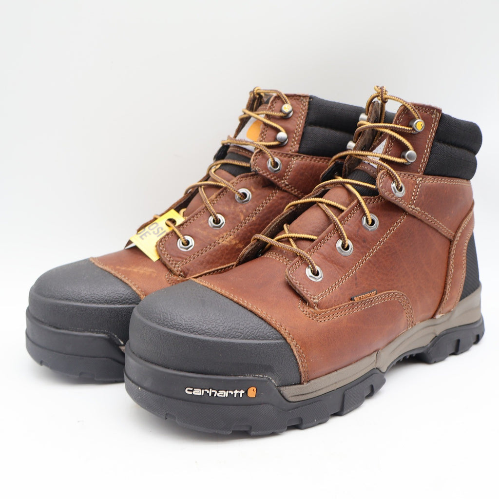 Carhartt Ground Force Work Boots Mens 9M Brown Leather Composite Toe CME6355 NIB - take2supply