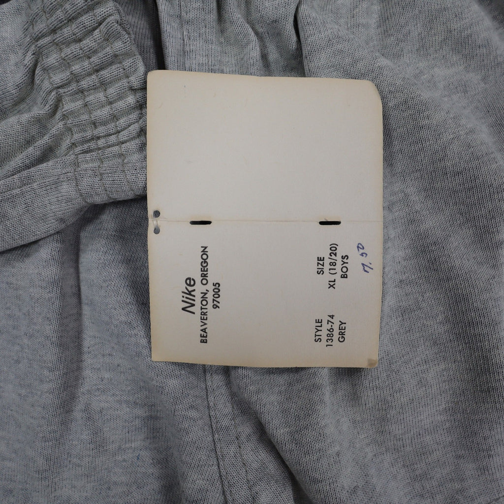 Nike Vintage Shorts Boys XL 18/20 80s 90s Grey Deadstock Made in USA 1386-74 - take2supply