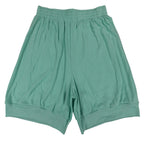 Silhouettes by Kathy Shorts Womens M Vintage 90s Aqua Green Cotton Blend USA - take2supply