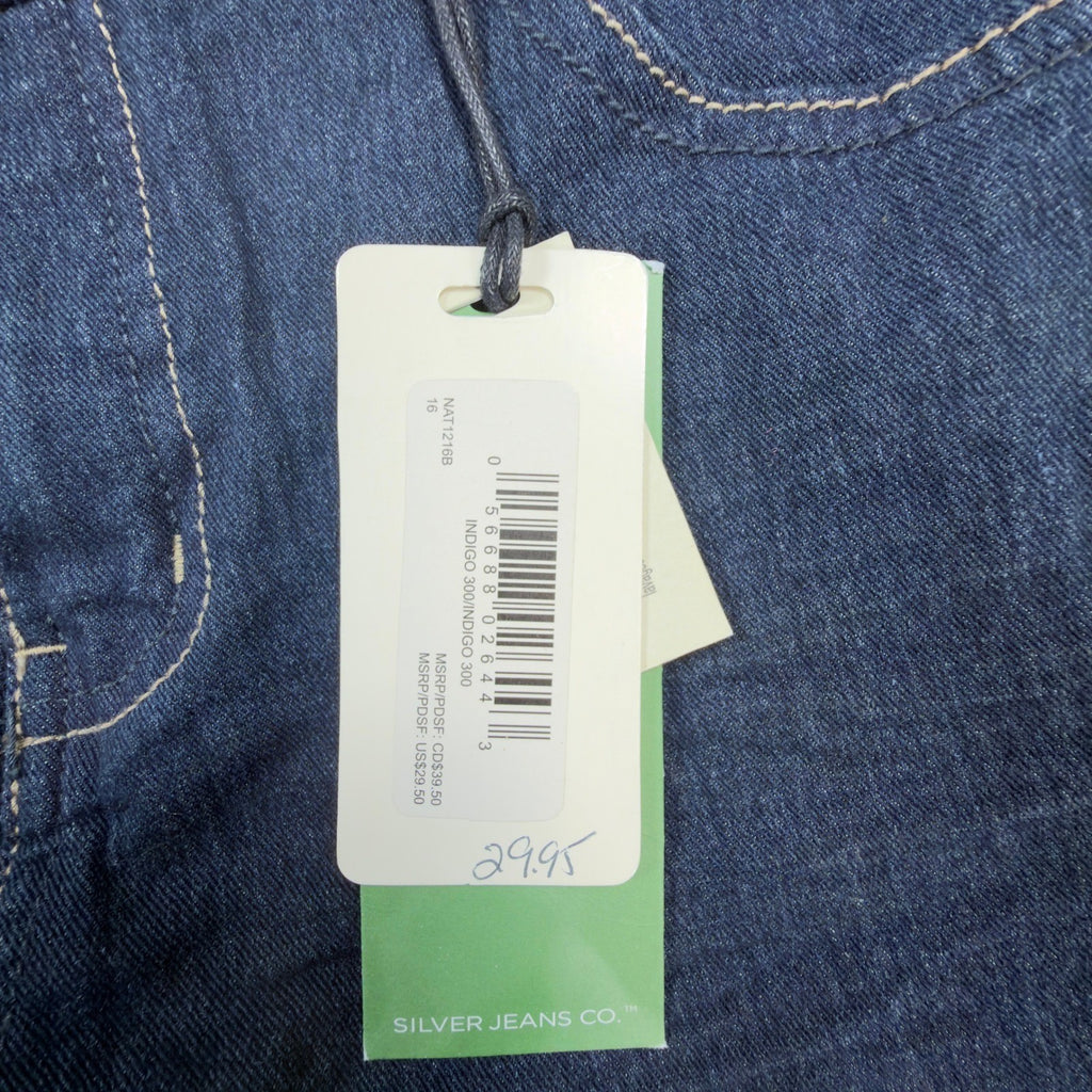 Silver Jeans Co. Nathan Skinny Jeans Boys Size 16 Dark Blue Denim NWT - take2supply