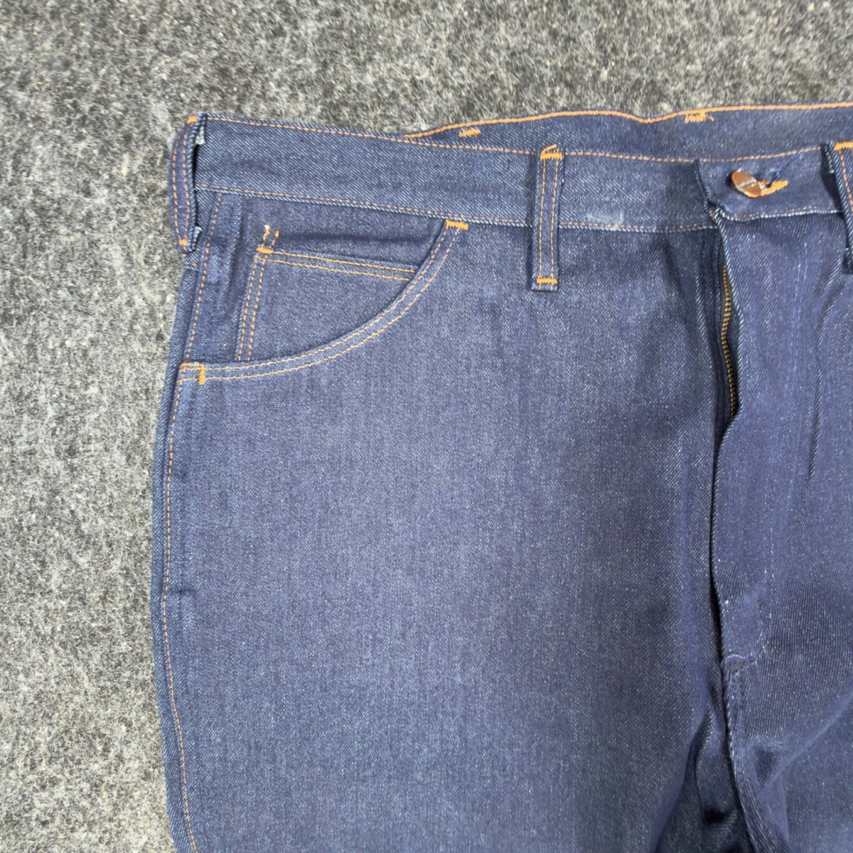 Maverick Vintage 70s Bootcut Jeans Mens 40M Dark Wash Indigo Cotton NWT NOS USA - take2supply
