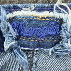 Wrangler Y2K Cowboy Cut Boot Cut Jeans Womens 9/10x32 Blue Denim NWT - take2supply