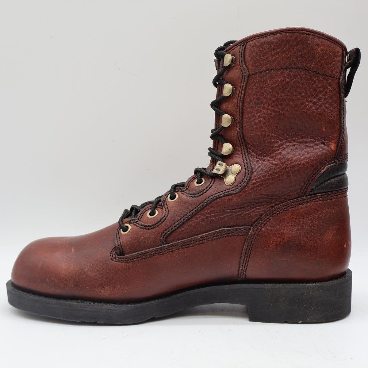 Georgia Boot Carbo-Tec G8845 Mens 11M Work Boots Roan Brown Leather 8 Inch NIB - take2supply