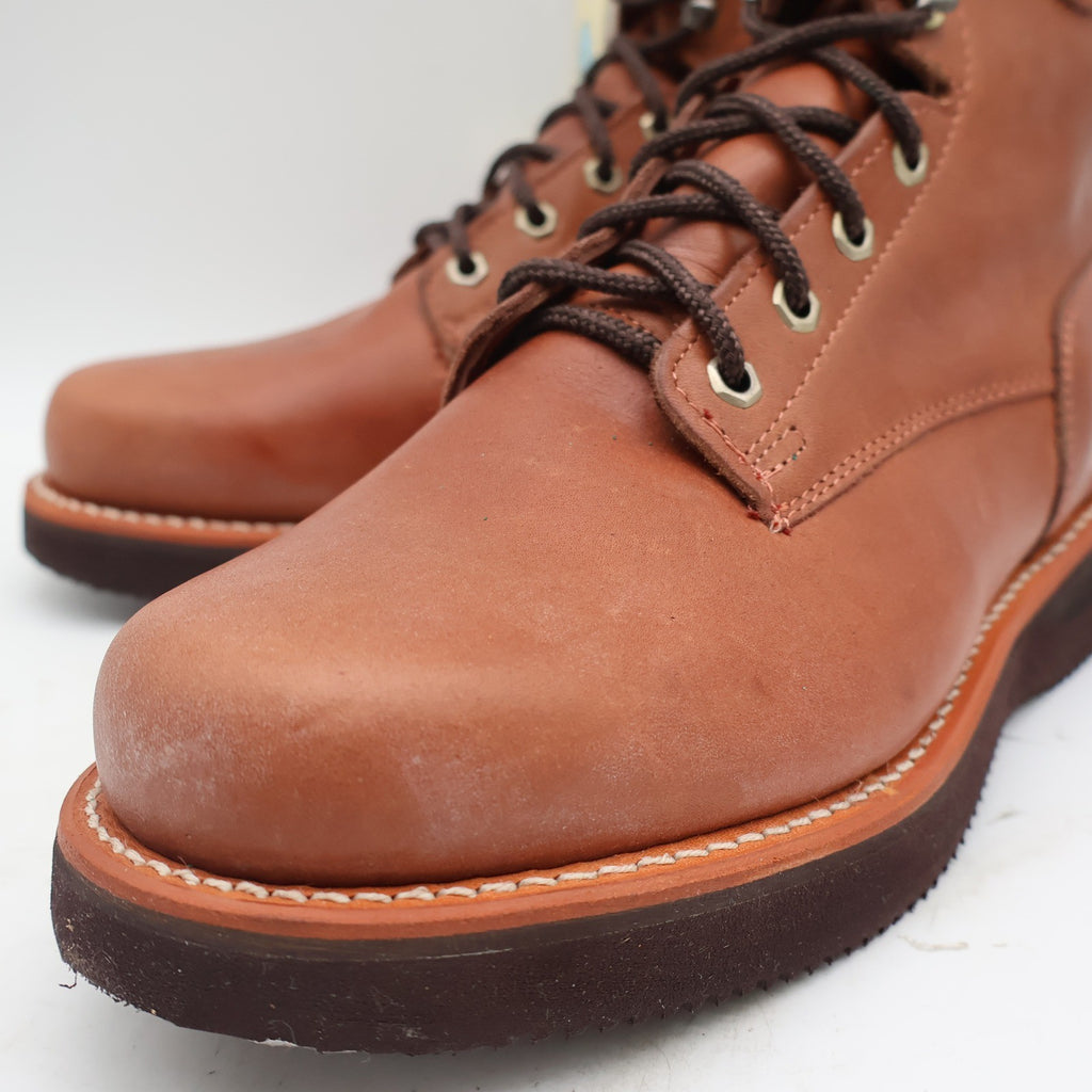 Lake of the Woods 3900 Work Boots Mens 10.5 D Vintage Brown Leather Lace Up New - take2supply