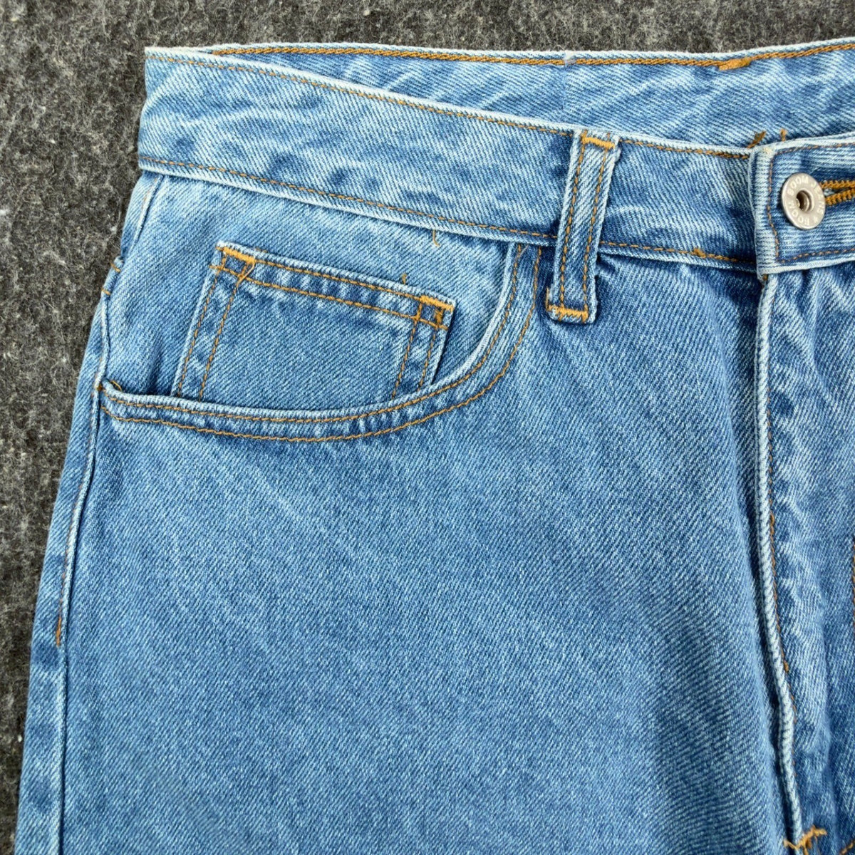 Boom Boom Vintage 90s Denim Shorts Womens 11/12 Blue Cotton NWT - take2supply
