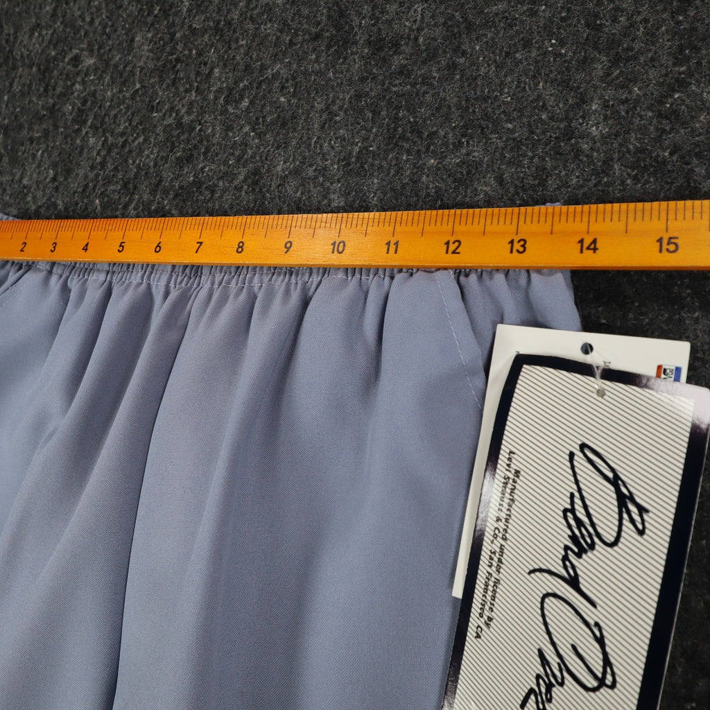 Bend Over Levi Strauss Pants Womens 8 Short Vtg 90s Blue Elastic Waist Deadstock - take2supply