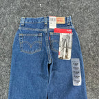 Levi's Vintage Y2K 517 Flare Jeans Girls Size 10 Slim Blue Denim NOS - take2supply