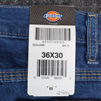Dickies Carpenter Jeans Mens 36x30 Relaxed Fit Indigo Blue Cotton Workwear NWT - take2supply