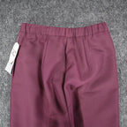 Lucia Dress Pants Womens 10 Burgundy Falling Leaves Crepe Lined High Rise New - take2supply