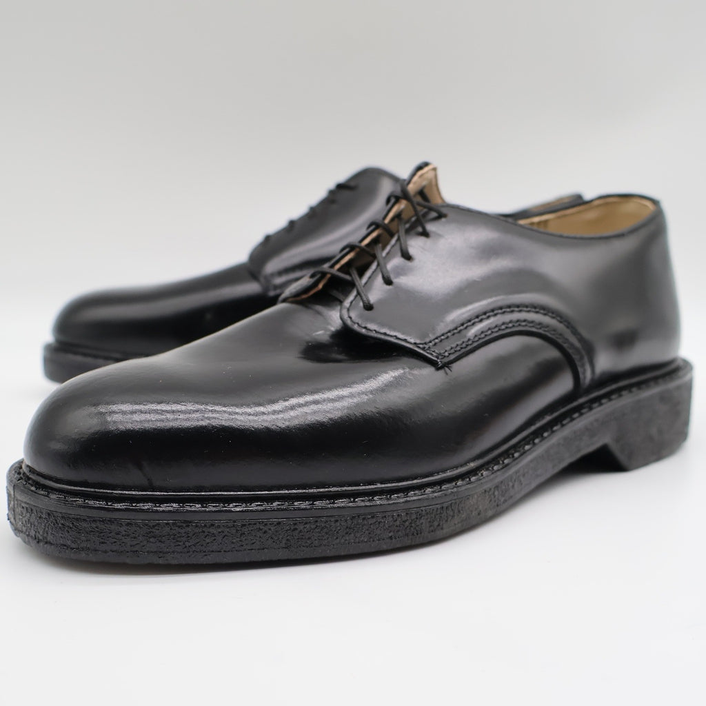 Cedar Crest Oxford Shoes Mens 7 D Vintage Black Leather Cushion Arch Deadstock - take2supply