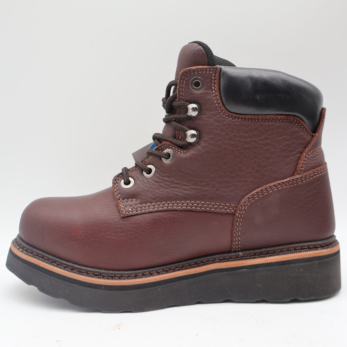 Golden Retriever Work Boots Mens 9 Waterproof Brown Leather 6" Wedge Sole 2901 - take2supply