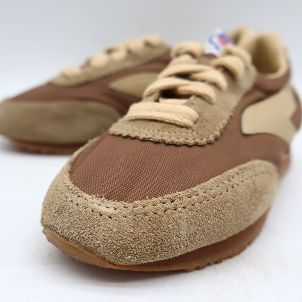 AAU Shoes LW 101 Kids Size 11.5 Vintage Deadstock Tobacco Brown Running Sneakers - take2supply