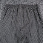 Southern Lady Pants Womens Large Black White Grid Check Elastic Waist NWT NOS - take2supply