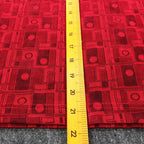 N Touch Tank Top Womens Size M Red Black Geometric Sleeveless Textured Knit NWT - take2supply