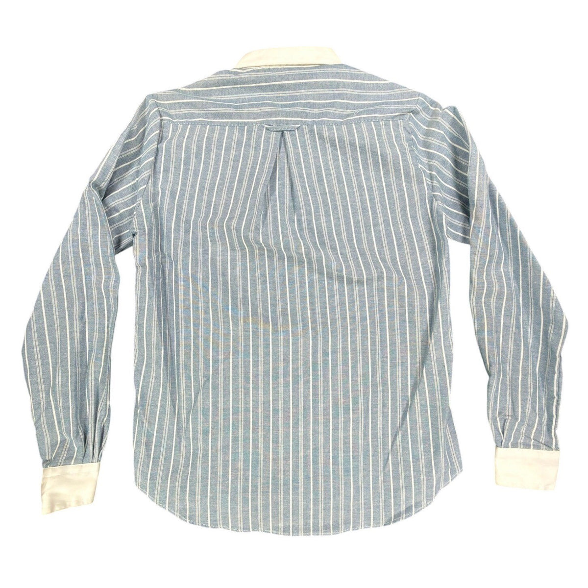 Bobbie Brooks Vintage 80s Striped Blouse Womens 5/6 Blue Cotton Blend NWT - take2supply