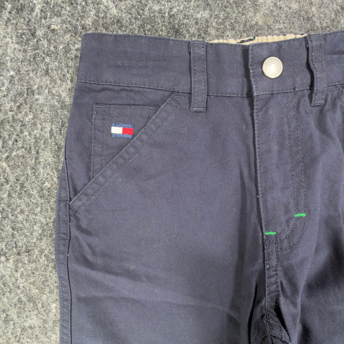 Tommy Hilfiger Y2K Cargo Shorts Toddler 4T Navy Cotton New - take2supply