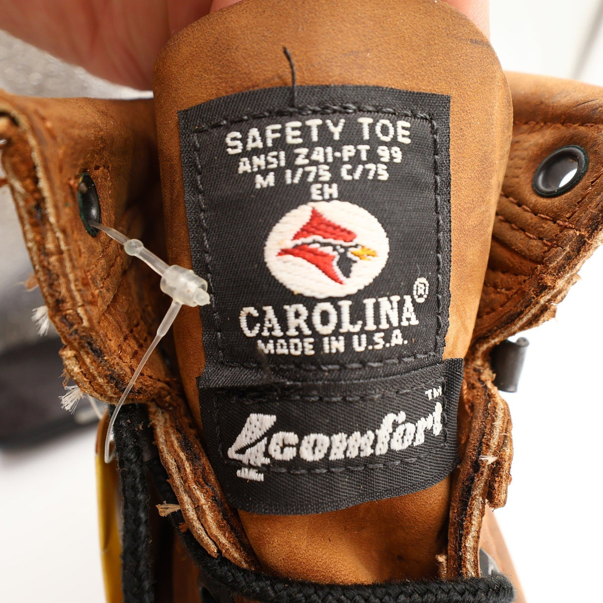 Carolina 6" Steel Toe Work Boots Mens 13 D Brown Leather Made in USA NWT - take2supply