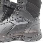 Battle Ops BOPS8001 Tactical Boot Mens 12 M/W Waterproof Side-Zip Black Leather - take2supply