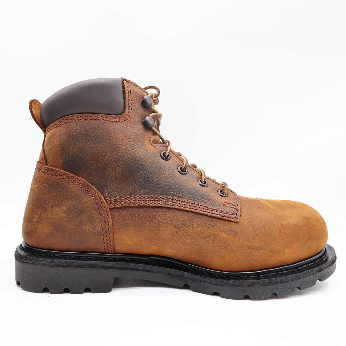 WORX by Red Wing 5606 Steel Toe Work Boots Mens 9 Brown Leather New Box - take2supply