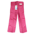 Toddly Winks Corduroy Pants Kids 4 Slim Pink Straight Leg USA Deadstock NWT - take2supply
