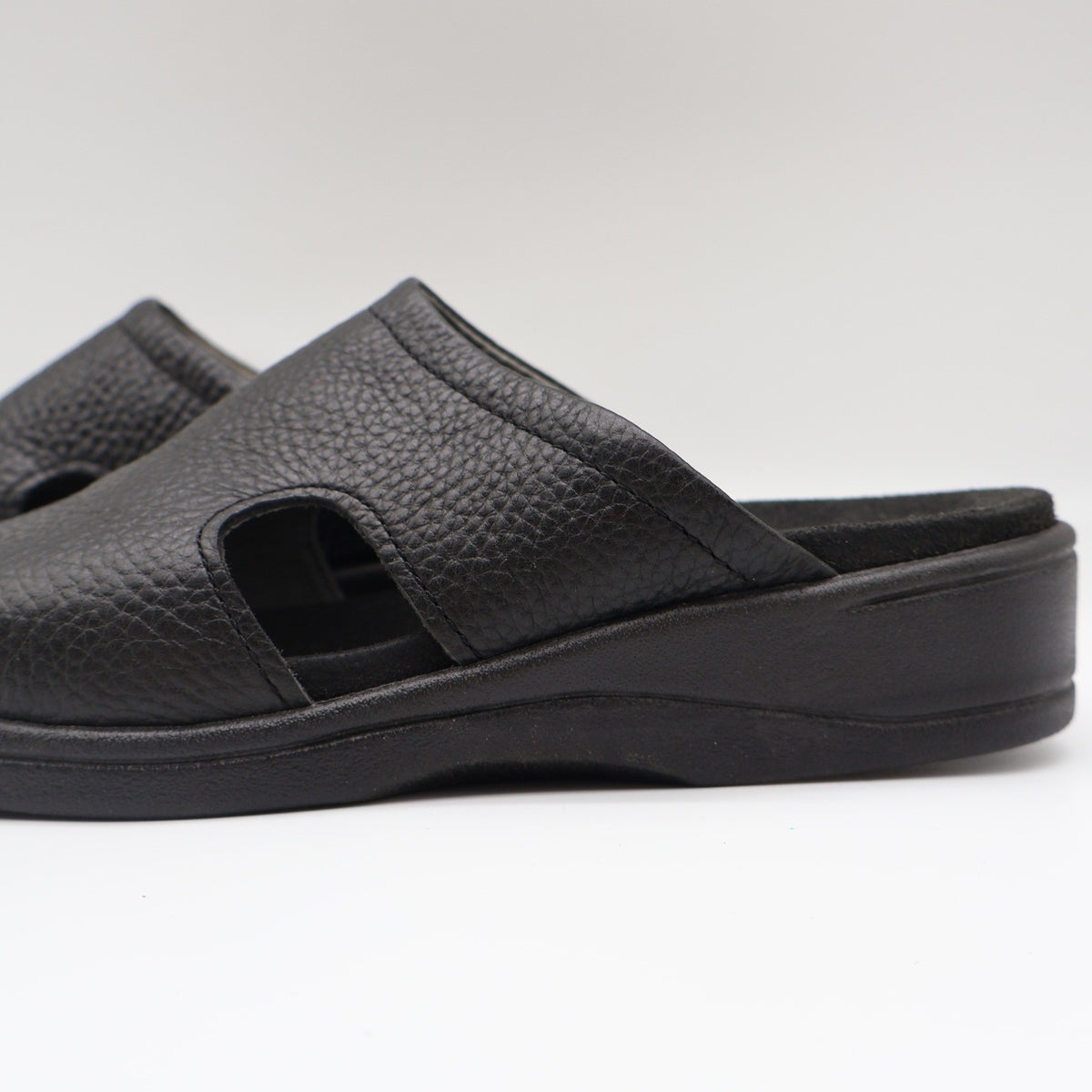 Dexter Comfort Classic Sandals Womens 7.5 Vintage Black Tumbled Leather Slides - take2supply