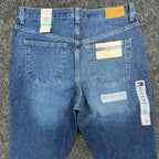 Tommy Hilfiger Y2K Classic Tapered Jeans Womens 8R Blue Cotton NWT Deadstock - take2supply