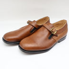 Young Explorers Lyons Boys Loafers 2.5 Vintage Leather Monk Strap Antique Brass - take2supply