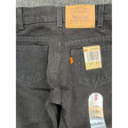 Levi's Vintage 90s 550 Jeans Toddler 4T Black Orange Tab USA NOS NWT - take2supply