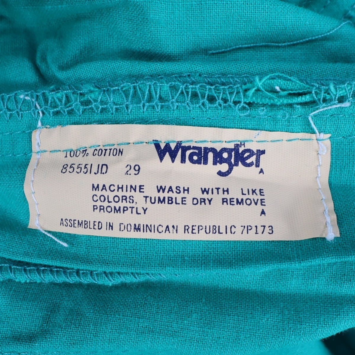 Wrangler Coolers Shorts 29 Vintage 90s Green Cotton Deadstock 85551JD - take2supply