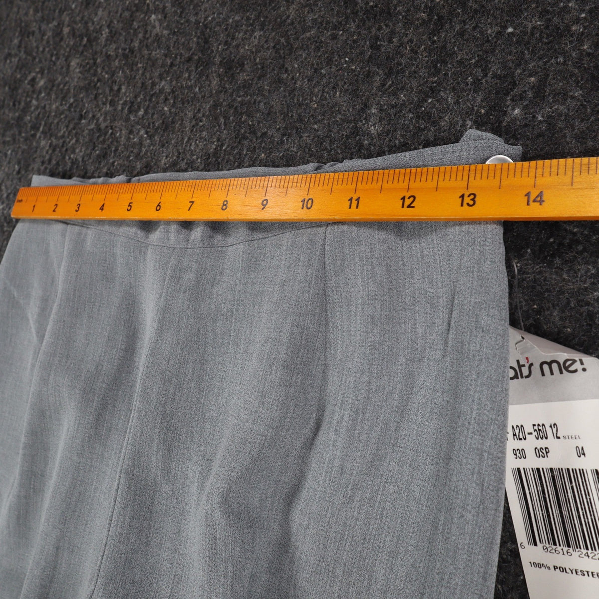 That's Me! Dress Pants Womens 8 Vintage 90s Steel Gray High Rise Straight Leg - take2supply