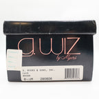 g.WIZ Faye Mule Loafers Womens 6.5M Vintage Brown Leather Woven Metal Detail - take2supply